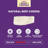 Cowcheek Rolls 4" Dog Chew Treats - Natural Flavor, 6 Count/1 Pack