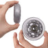 Inline Skate Wheels with Bearings, 3 Inch Roller Blade Wheels 76mm Clear for Office Chairs, Luggage, 4 Pack