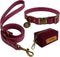Wisedog Dog Collar and Leash Set Combo, Adjustable Pet Collars with Leashes for Small Medium Large Dogs