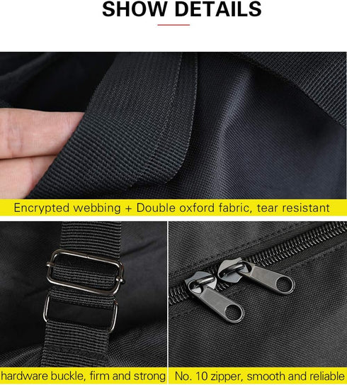 HUNTVP 26 Inch Bike Travel Bag Case, Thick Folding Bicycle Carry Pouch, Transport Case for Air Travel