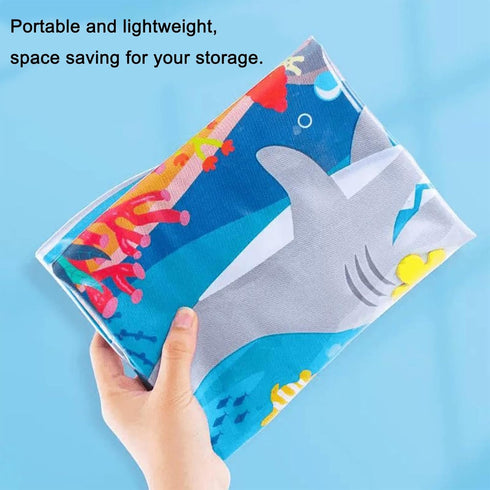 ZHAKKE 100 100 cm Thickened Water Sensory Playmat for Cats x Round Sensor Cat Bed Cooling Mat for Pets Playing Sleeping