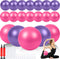 Sotiff 20 Pcs Small Exercise Pilates Ball Bulk 9 Inch Mini Yoga