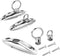 Quick Release Fender Hanger, 316 Stainless Steel for Marine Use, Pack of 2, Boat Top Hinges & Swivel Side Mount Hinge