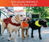 SPOT THE DOG! Reflective Dog Bandanas - High Visibility Safety Dog Accessories for Small, Large Dogs, Orange Collar
