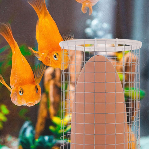 Ipetboom 1 Set Spawning Bucket Slate Stone Aquarium Angel Fish Live Angelfish Spawning Cone Live Discus Fish Live for Ceramic Breeding Cone Fish Eggs Cones Clay Rock Fish Tank