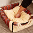 FOMIYES Pet Sleeping Bed, Cat Sleeping House Dog Bed Cushion, Pet House Cave for Dogs and Cats