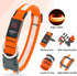 LED Dog Collar, Light Up Dog Collar Adjustable USB Rechargeable Super Bright Safety Light Glowing Collars for Small Dogs(Small,Orange)