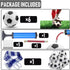 DHYLRICHER 6 Pack 5/4/3 Classic Soccer Balls Size Includes Ball Pump and Net BagSoccer Training Ball Practice