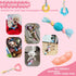 7 PCS Puppy Toys - Chew Toys for Teething Small Dogs 0-6 Months, Pink Rubber Rope Toys for Anxiety Relief