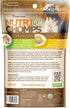 NutriChomps Dog Chews, 2.5-inch Knots, Rawhide-Free Treats, 8 Count, Real Peanut Butter