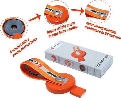 Surge Brake Lockout Key with Magnetic Lock Out Key, Fits UFP Type Surge Brakes on Boat Trailer A-60 A-70 A-75 A-84