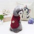 Dog Sweater Hoodie, Woolen Turtleneck Fleece Coat for Small Medium Dogs and Cats, Classic-Red (S)