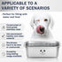 Stainless Steel Dog Bowls for Large Dogs, High Capacity Metal Dog Food Bowls, Desirable Food and Water Bowls for Large, X-Large, and Huge Dog 0.85 Gallons