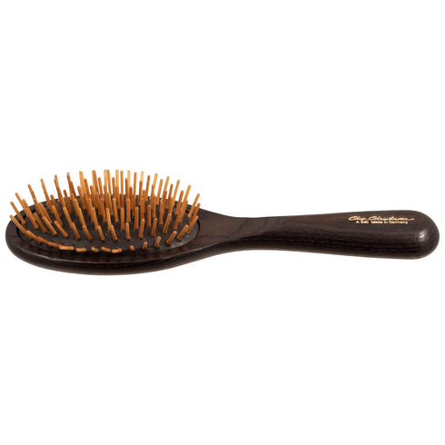Chris Christensen Dog Brush, 20 mm Oval - Wood Pin Series, 100% Static-Free, Real Wood Pins, Reduces Painful Pulling,