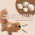 Laifug Hidden Squirrel Plush Dog Toy Interactive Squeaky Dog Toy Hide and Seek, XL