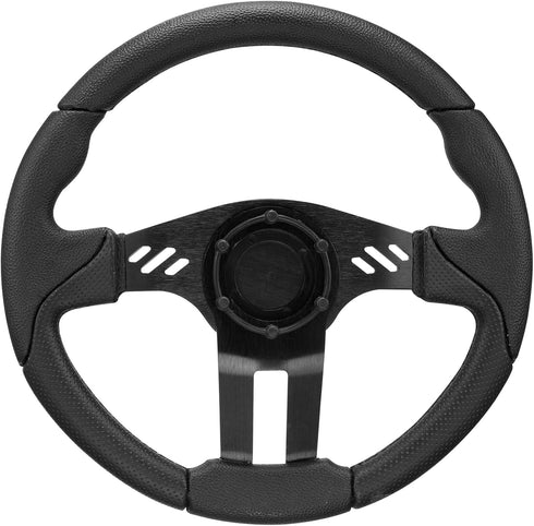 Roykaw Golf Cart Steering Wheel Compatible with EZGO TXT/RXV, Club Car DS/Precedent/Tempo, Yamaha and Most Golf Cart
