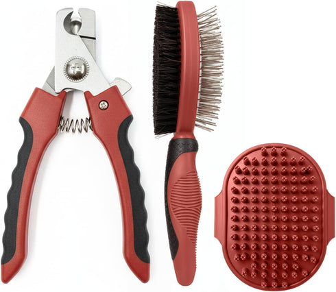 Paw Mountain PW Pet Grooming Tools for Dogs & Cats- Safe On Skin Easy