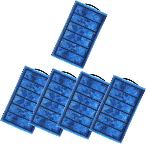 5PCS Filter Cartridges, Black Aquarium Turtle Filter, Quiet Flow Water Clean Pump