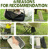 Shrandi 13-Inch 265 LBS Commuting, Pocket Chair Purse Portable Folding Stool Made of Alloy Frame & Oxford Seat