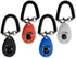 SunGrow Dog Clickers, 2.4x1.8 Inches, Colorful Training Tools for Puppy or Cat, 4 Pack with Black Wrist Bands