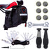 YBEKI NAMUCUO Bike Repair Tool Kits - 19 in 1 Bicycle Tool Set with Saddle Bag and Multi-tool Chain Tool (Black)
