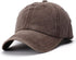 YOLAI Washed Distressed Baseball Caps for Womens Men Adjustable Sunscreen Sun Hats Solid