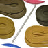 TOFL Softball and Baseball Glove Lace Kit | 2 Leather Laces with Lacing Needle for Mitt Glove Repair | Catchers Glove
