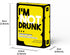 I'M NOT DRUNK Party Drinking Game for Game Nights - 21st Birthday Gift with 55 Amusing Cards