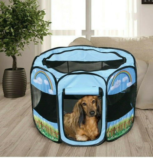 Etna Pet Portable Foldable Play Pen Exercise Kennel Dogs Cats Indoor/outdoor tent for small medium large pets Animal