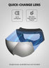 OTG Ski Goggles - Interchangeable Magnetic Lens Anti Fog Snowboard Goggles for Adult Women Men Youth