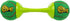 goDog Holiday Collection goBone Double-Sided Tennis Ball Dog Toy, Large Green/Red
