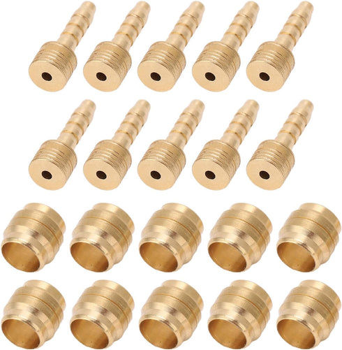 10Set Dioche Olives Bicycle Oil Needle Olive Head for Hydraulic Disc Brake Hose - Durable Copper Alloy - Easy