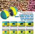 Generic Interactive Dog Toy, Food Adjustable Dispensing Dog Toy Kibble, Treats Small Big Breed, Interactive Bowl