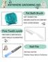 6 Dog Cat Grooming Kit, Brushes, Dematting Rake and Comb, Nail Clipper, Nail File, Flea Comb (Blue Kits)