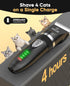 2-Speed oneisall Quiet Cat Clippers for Matted & Long Hair, Cordless Pet Shaver Grooming Kit for Cats, Small Dogs