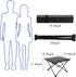 Backpacking 15.5''L 13.8''W 11.4''H SOUJOY Camping Side Table, Portable Folding Beach Table, Small Aluminum Picnic