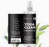 Yoga Clean - 100% Natural Yoga Mat Cleaning Spray and Deodorizer, 8 oz, Safe for Cork, Rubber, and All Fabric.