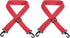 PATIKIL Ski Boot Carrier Strap - 2 Pack Adjustable Shoulder Sling for Snowboard Boots, Red