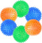 Orgrimmar 6 PCS Pet Squeaky Chewing Balls, Soft Stab Balls for Small Medium Large Dogs (Small, 2.55in)