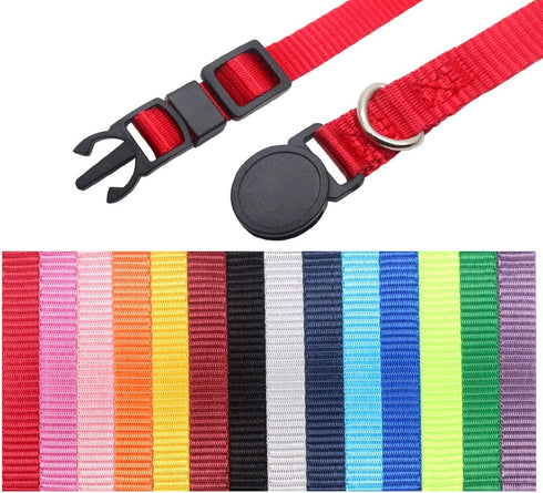 YOY 14 pcs/Set Soft Nylon Puppy Whelping ID Collars, Adjustable Breakaway Litter Collars for Breeders