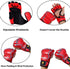ZooBoo MMA Gloves, Half-Finger Boxing Fight Gloves with Adjustable Wrist Band, UFC Gloves for Training