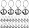 24pcs Cat Bells & Dog Collar Bells with Keyrings, Training Jingle Bell Collar Pendant Pet Accessories