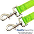 Tie Out Dog Leash, 6FT Nylon 1" Wide Reflective Thick Lead for Medium Large Dogs Indoor Outdoor Camping Green