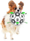 SunGrow Dog Soccer Ball, Interactive Tug-of-War Toy with Straps, Outdoor & Indoor