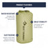 Sea to Summit Ultra-Sil Dry Bag - Ultralight Waterproof Dry Storage for Outdoor Adventures