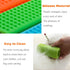 2 Pieces Pet Hair Remover, Block Roller Cleaner Brush for Sofa, Car Interiors, and Fabrics (Yellow, Green)