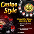 Bo-Toys Set (2 16 Drinking Game Glass Roulette - Drinking Game Balls and Glasses) Casino Style Drinking Game