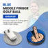 Ultimate Middle Finger Golf Ball Marker with Magnetic Hat Clip, Funny Alignment Ball Mark for Golf Lovers