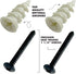 Herron Outdoors Skull Mount - Fully Adjustable Skull Wall Mount for Displaying Taxidermy, Deer and Euro Skulls