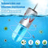 Mini 3W Aquarium Clean Light with Timer, Algae Removal LED Light for Fish Tank and Pond